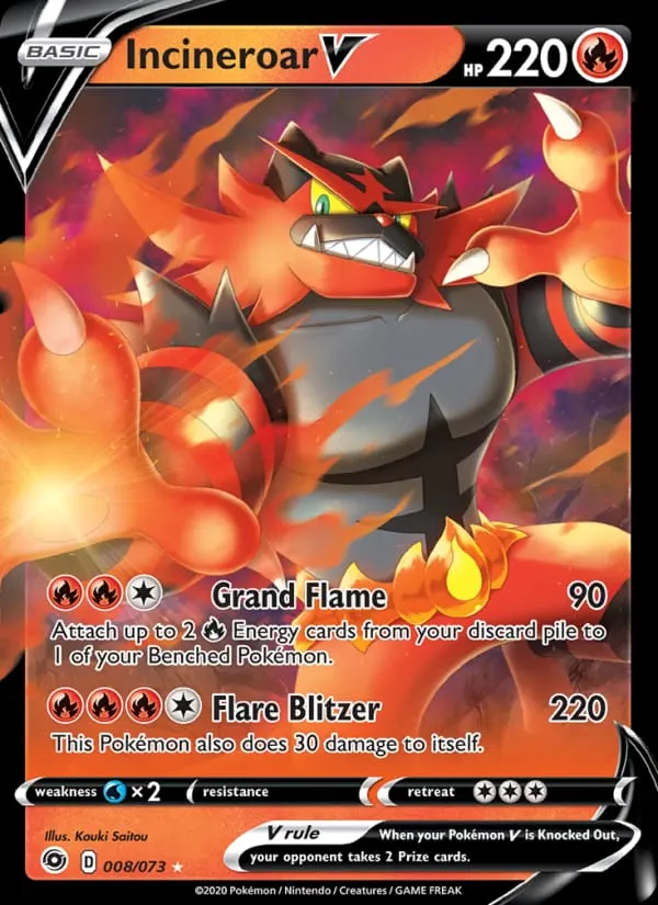 Incineroar V card photo