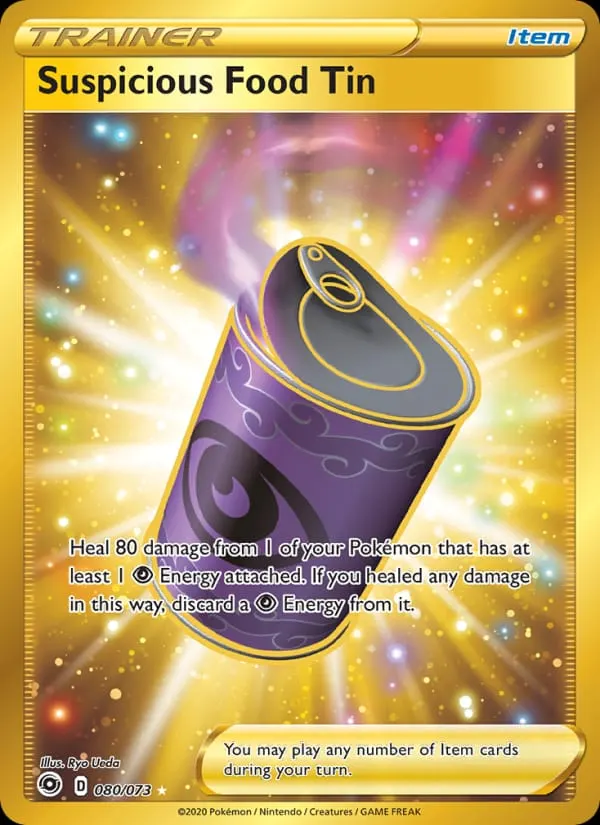 Suspicious Food Tin card photo