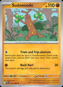 Sudowoodo #43