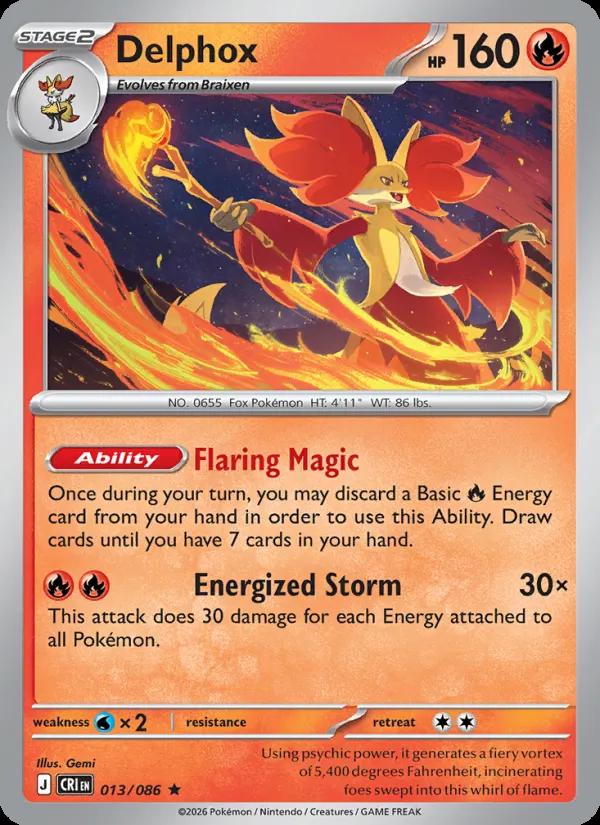 Delphox #13, Chaos Rising