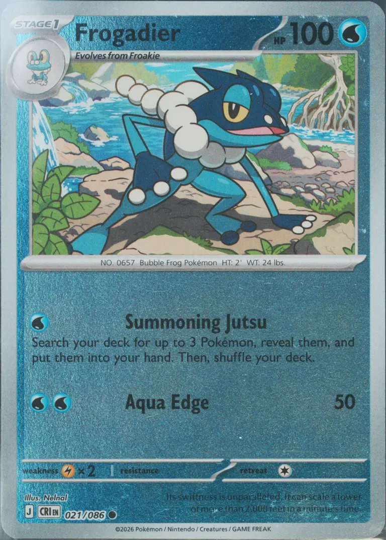 Frogadier #21, Chaos Rising