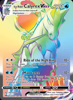 Ice Rider Calyrex VMAX #202