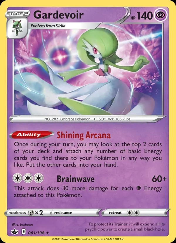 Gardevoir #61, Sword & Shield - Chilling Reign