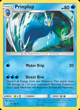 Prinplup card photo