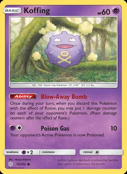 Koffing card photo