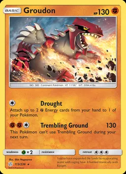 Groudon #113
