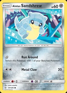 Alolan Sandshrew #137