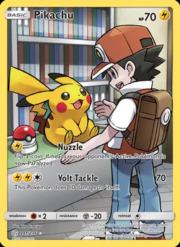 Pikachu card photo