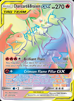 Charizard & Braixen GX #251