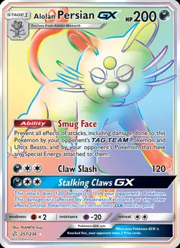 Alolan Persian GX #257