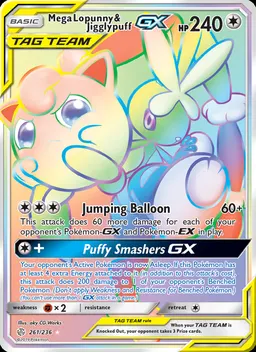 Mega Lopunny & Jigglypuff GX #261