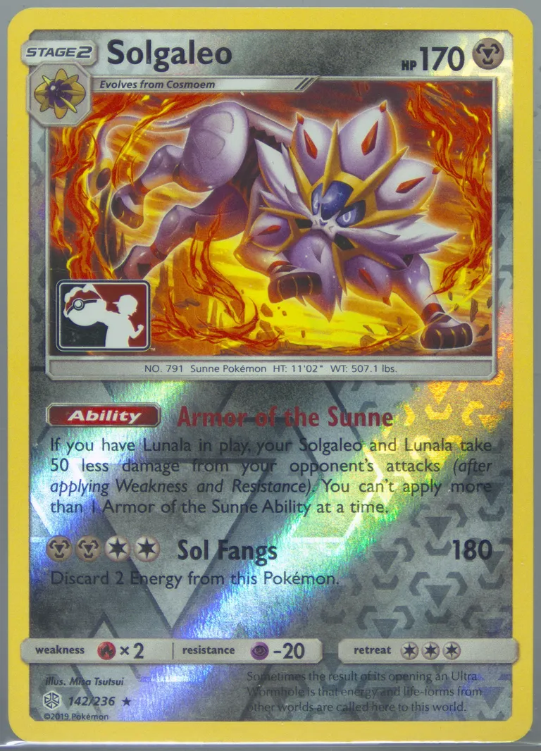Solgaleo #142, Sun & Moon - Cosmic Eclipse