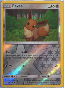 Eevee card photo