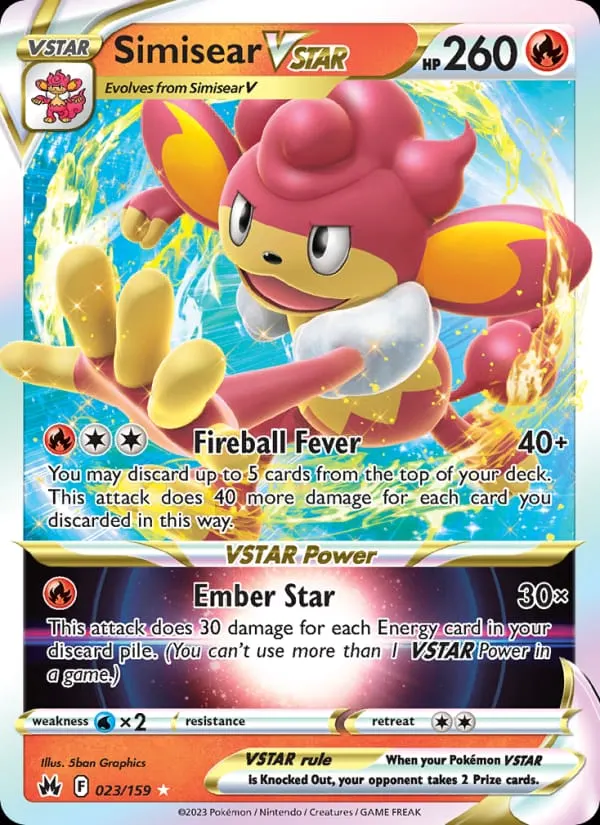 Simisear VSTAR card photo