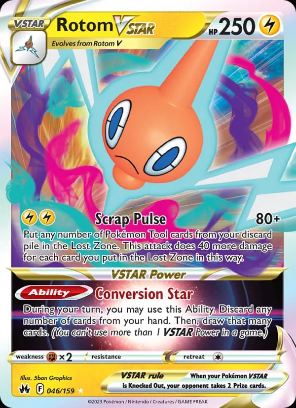 Rotom VSTAR card photo