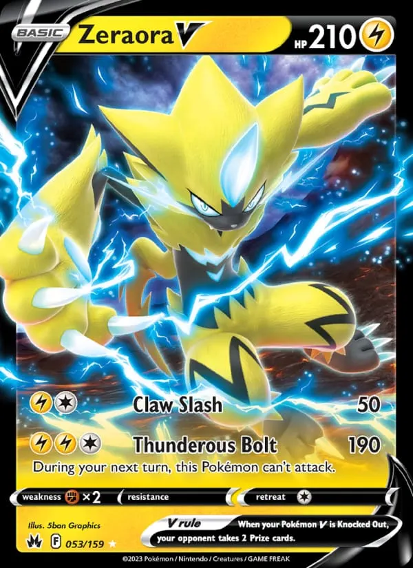 Zeraora V card photo
