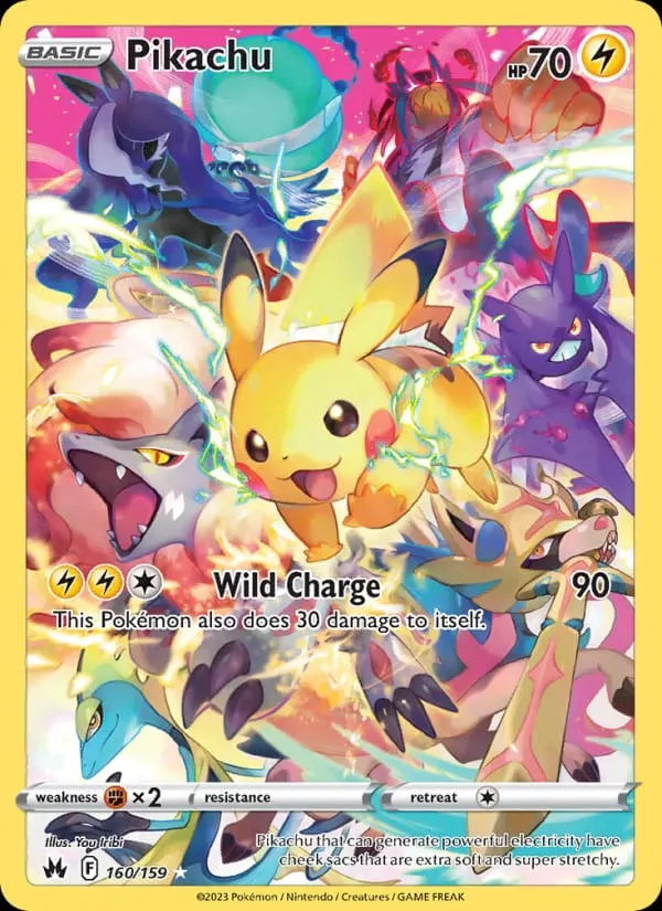 Pikachu card photo