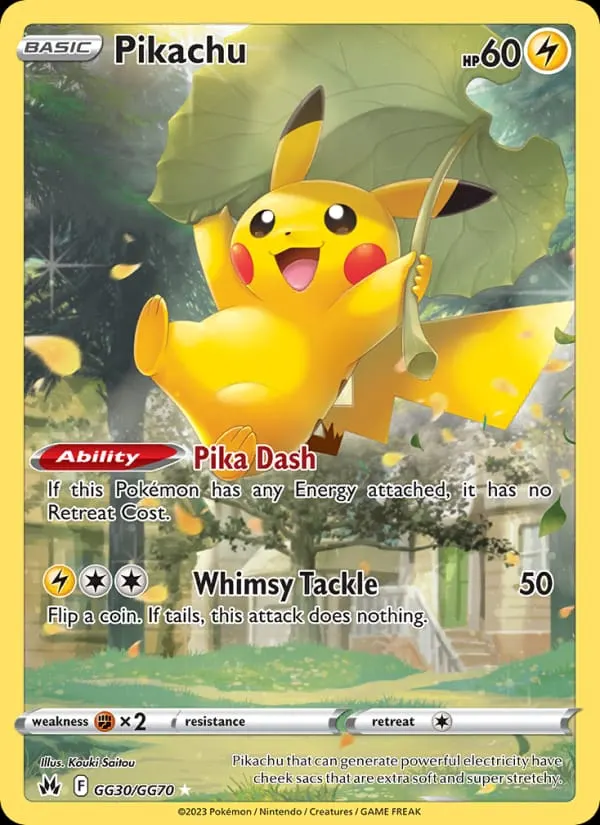 Pikachu card photo