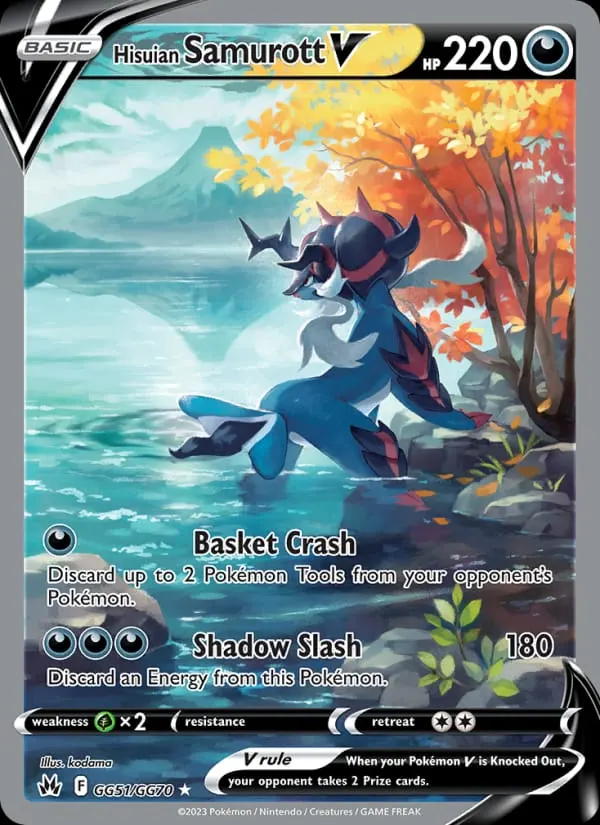 Hisuian Samurott V card photo