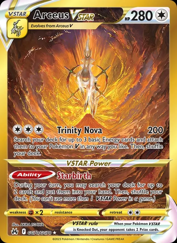 Arceus VSTAR card photo