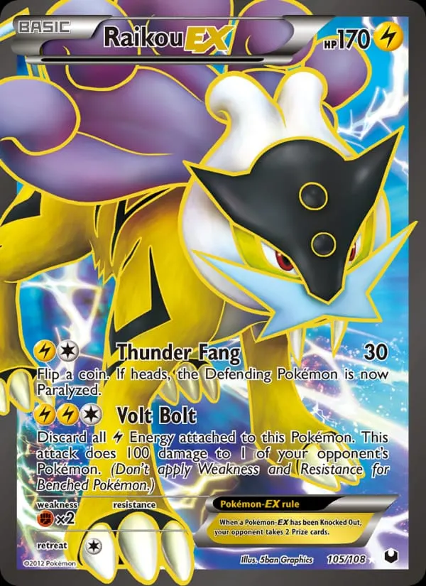 Raikou-EX card photo