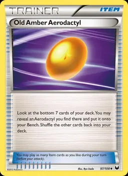Old Amber Aerodactyl #97