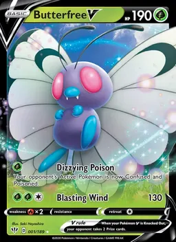 Butterfree V card photo