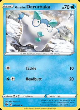 Galarian Darumaka #43