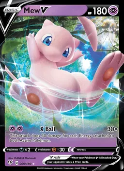 Mew V card photo