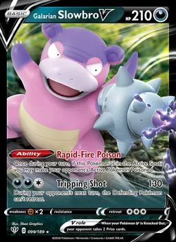 Galarian Slowbro V card photo