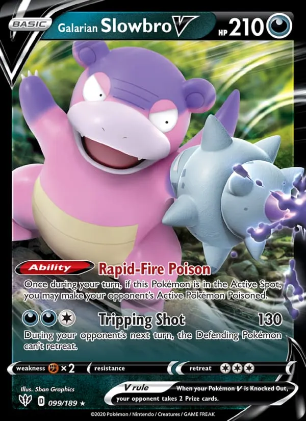 Galarian Slowbro V card photo