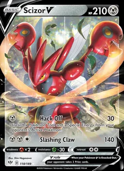 Scizor V card photo