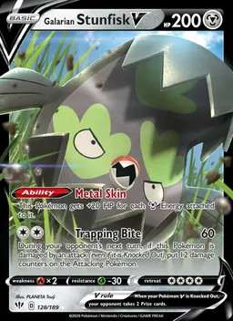 Galarian Stunfisk V card photo