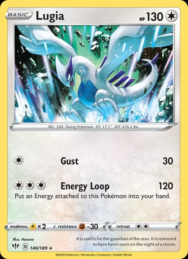 Lugia card photo