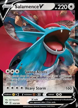 Salamence V card photo