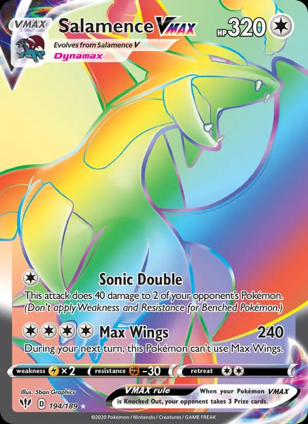 Salamence VMAX card photo