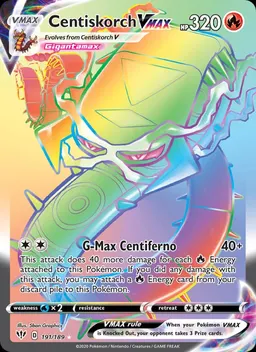 Centiskorch VMAX card photo