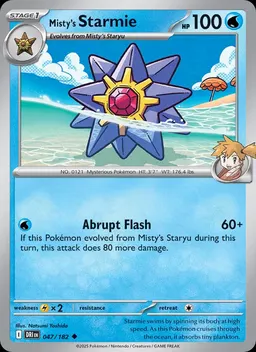 Misty's Starmie card photo