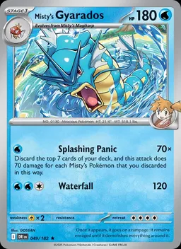 Misty's Gyarados card photo