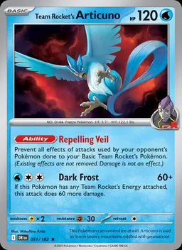 Team Rocket's Articuno #51