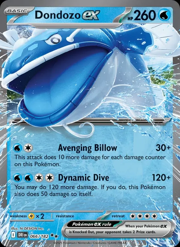 Dondozo ex card photo