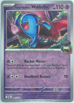 Team Rocket's Wobbuffet #82