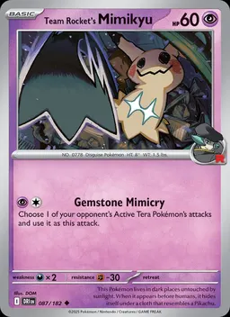 Team Rocket's Mimikyu #87