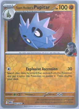 Team Rocket's Pupitar #95