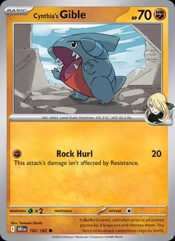 Cynthia's Gible #102