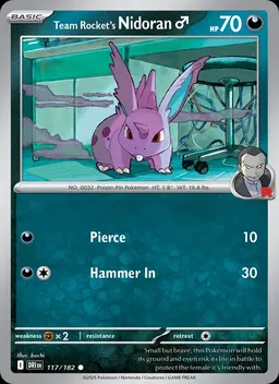 Team Rocket's Nidoran♂ #117