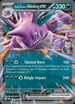 Team Rocket's Nidoking ex #119