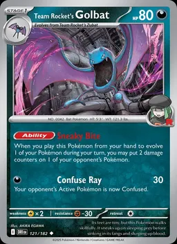 Team Rocket's Golbat #121