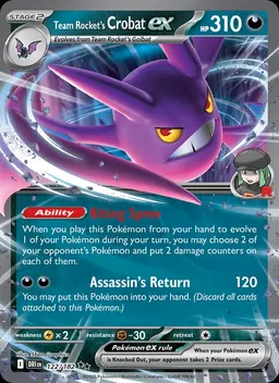 Team Rocket's Crobat ex #122