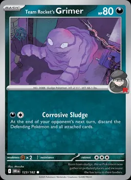 Team Rocket's Grimer #123